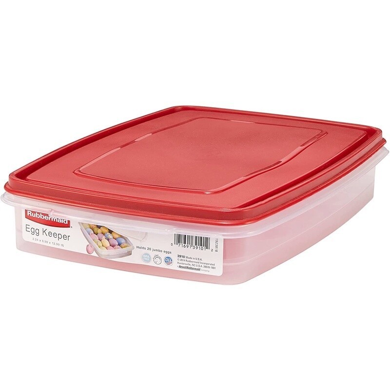 Egg Keeper Container 20 Eggs Deviled Egg Storage Transport Picnic Safe New