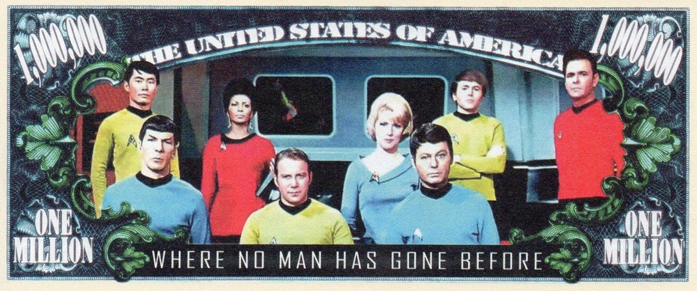Star Trek Million Dollar Novelty Banknote