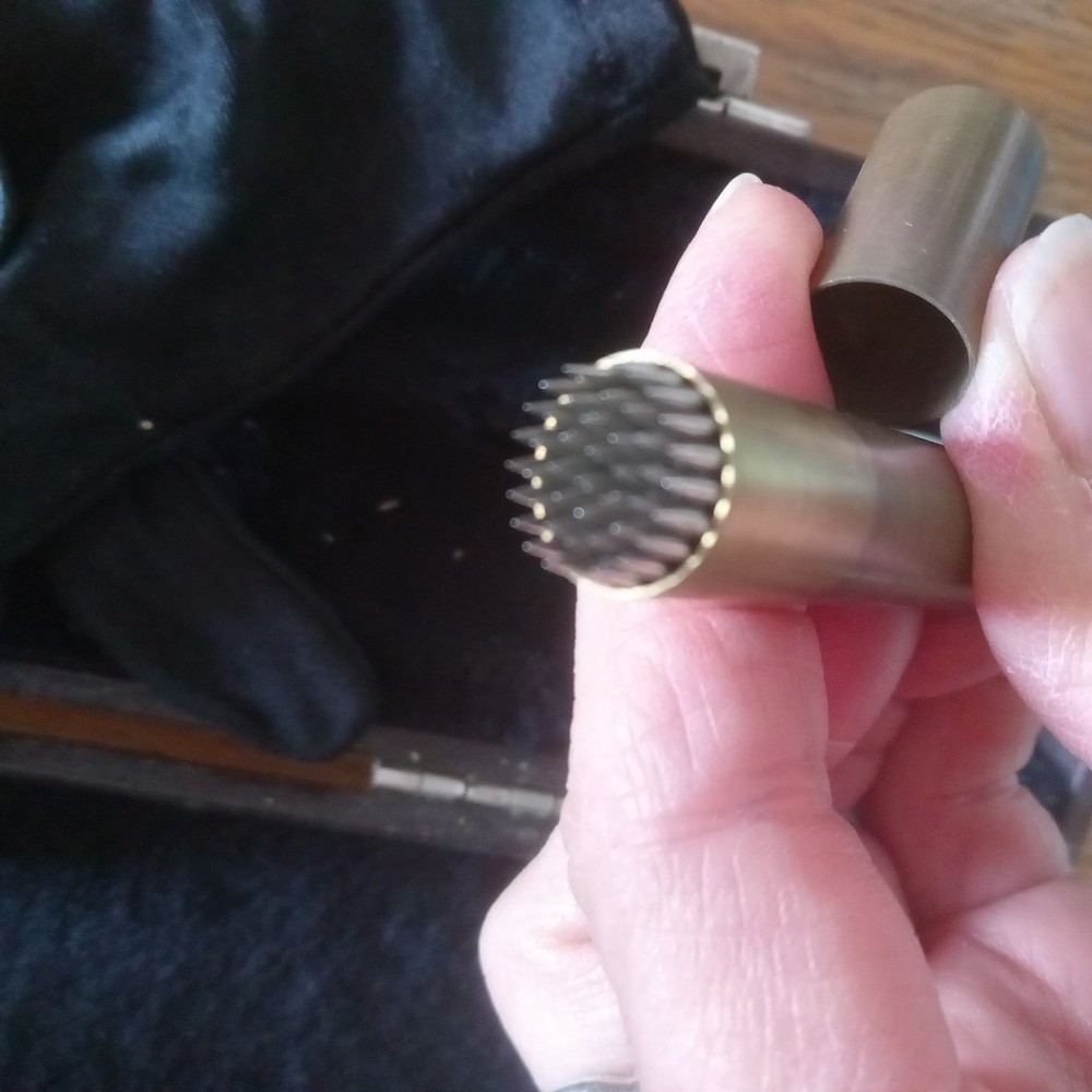 Pool Cue Tools Tip Tool Solid Brass, Williards Cue Shaper Nickel Radius USA