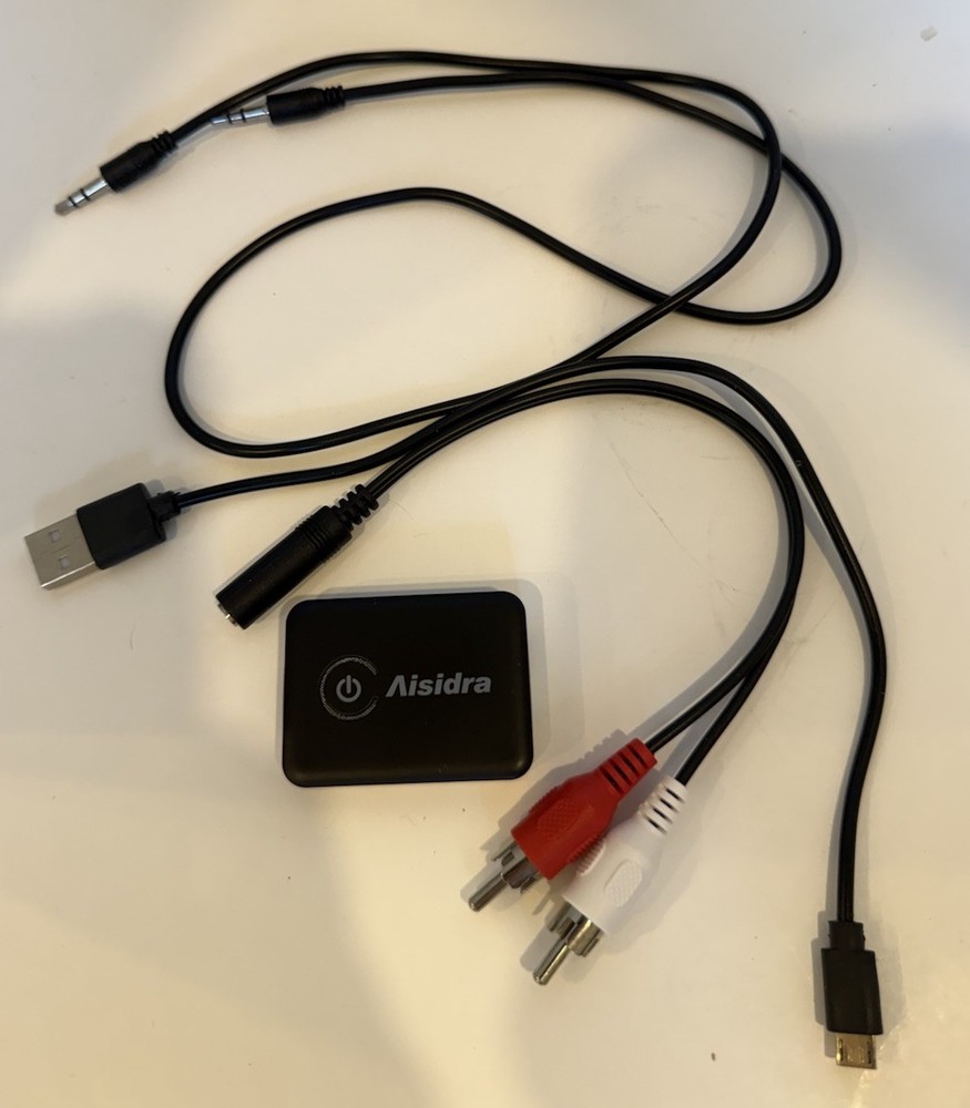 Aisidra Bluetooth Transmitter Receiver Wireless AD-BA010 2-in-1 Adapter A/V