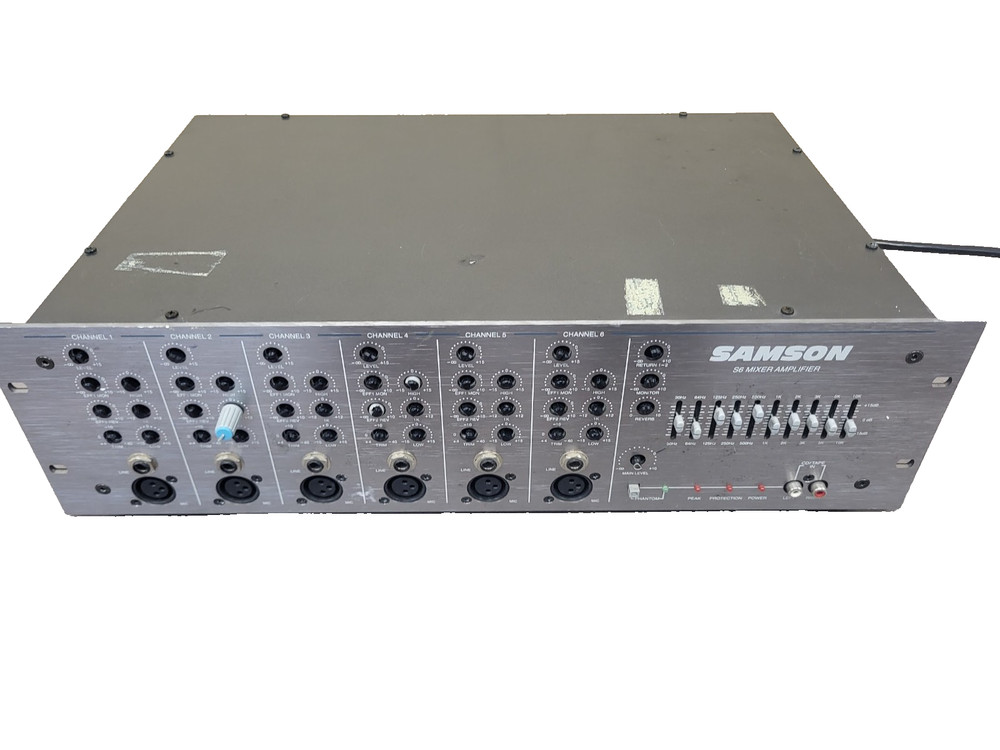 Samson S63 6-Channel Mixer Amplifier #73
