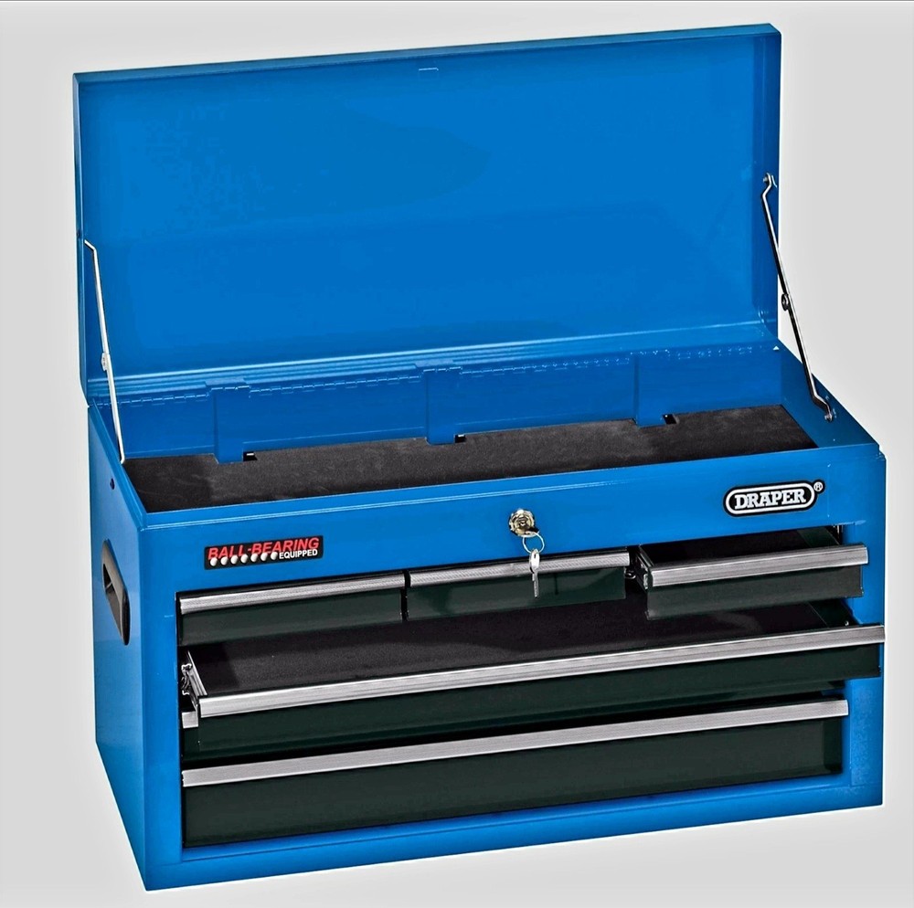 Draper Tool Chest 6 Drawer 26" Blue 14606