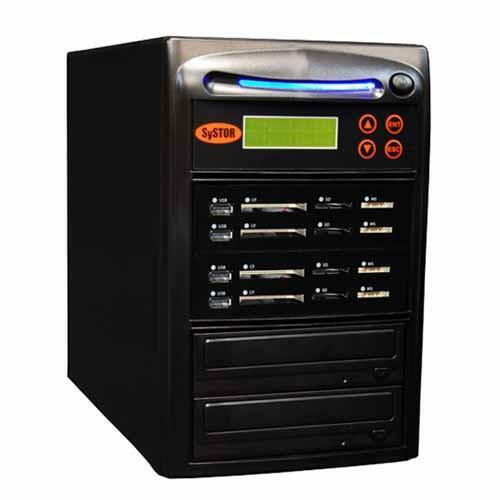 Systor 1:3 USB/SD/CF/MS Flash Memory Combo Card Duplicator - Blu-ray Disc Copier