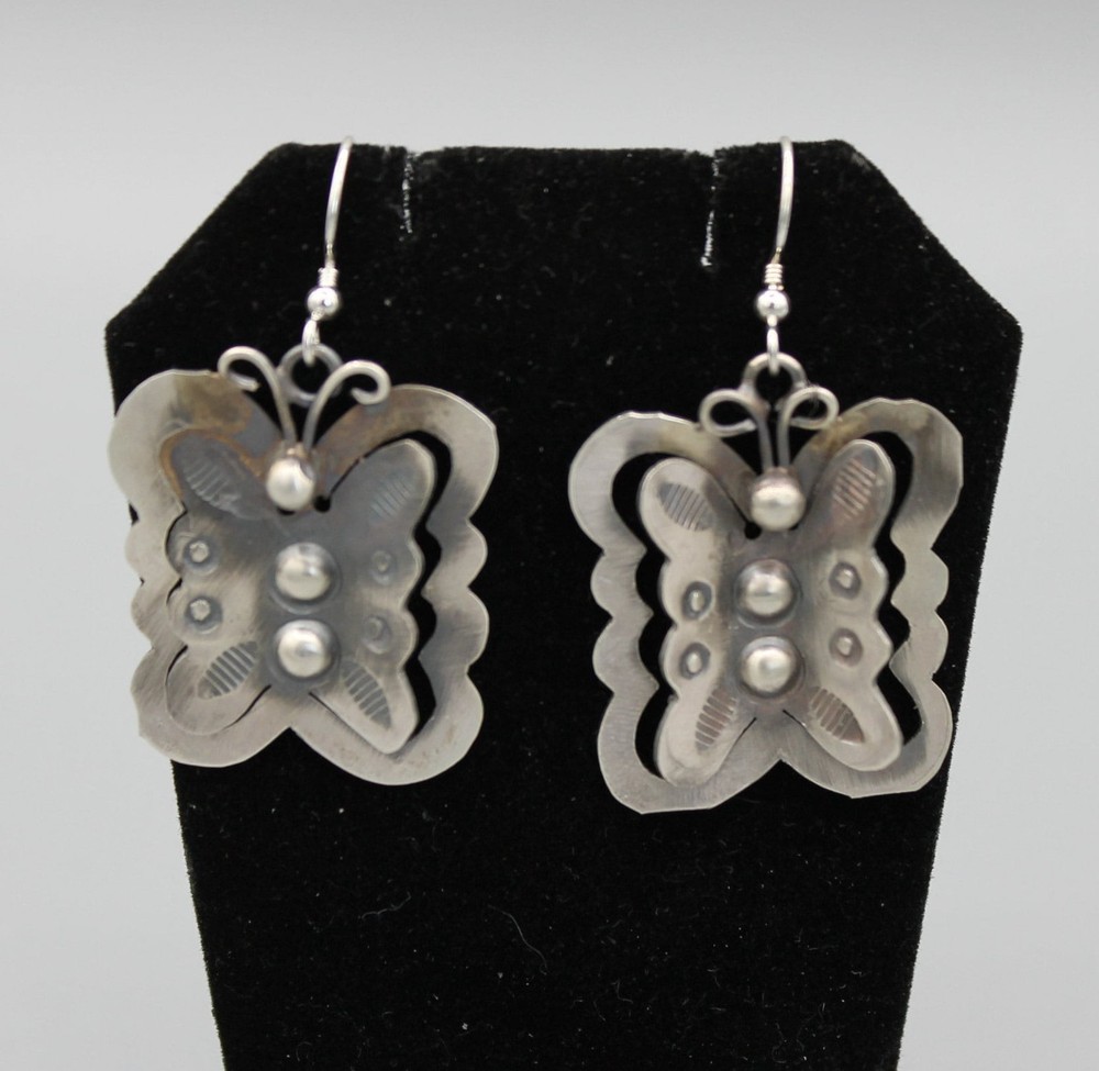 Sterling Silver Butterfly Earrings