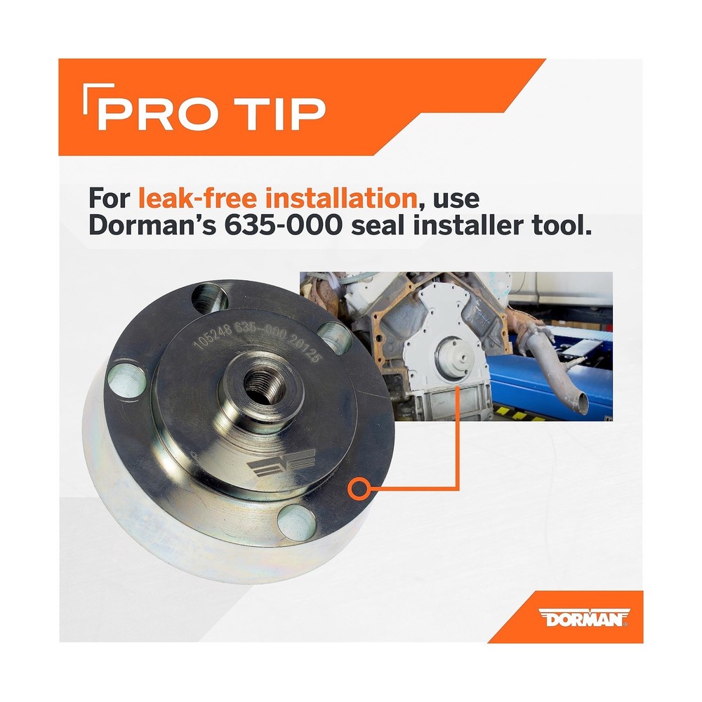 Engine Rear Main Seal Cover - Fit For Select Models - Dorman 635-518 Compatible