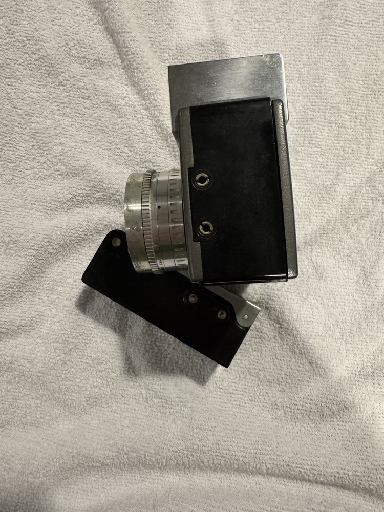 Argus Autronic 35mm Camera Silver Black with Case & Flash Attachment