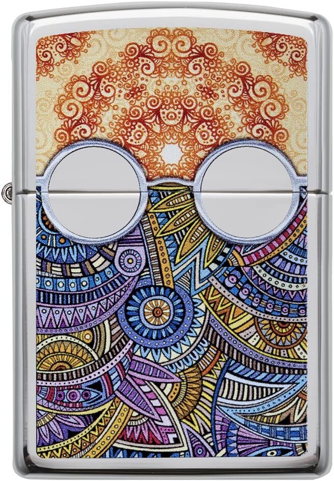 Zippo 28871 Bohemian Chic High Polish Chrome