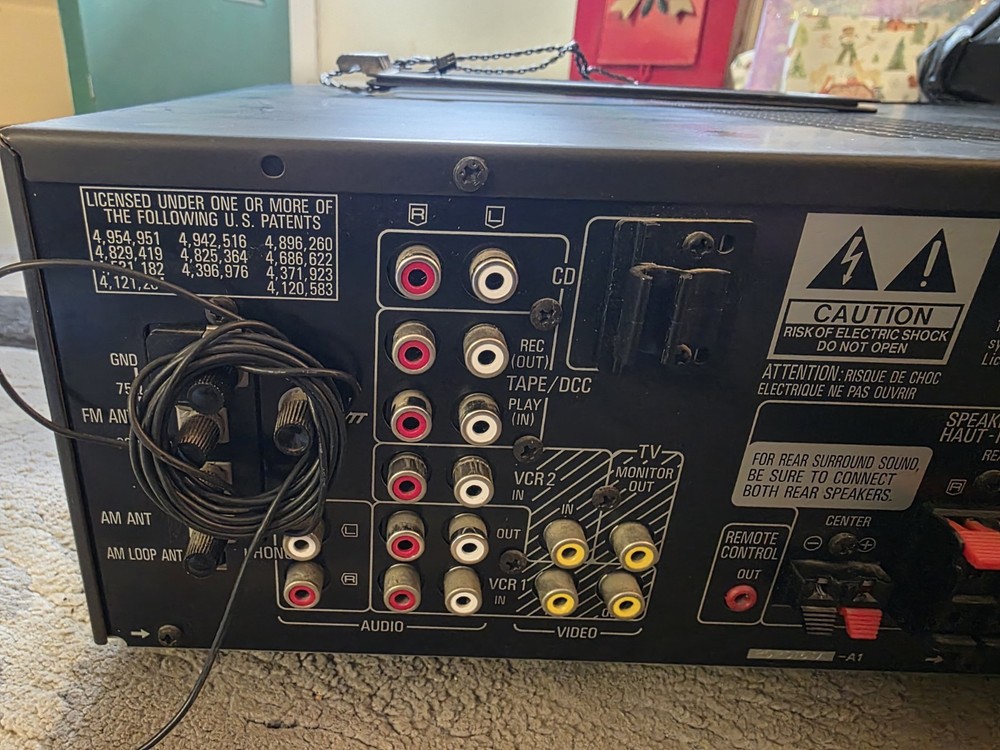 Technics SA-GX350 - 5 Ch Stereo Reciever Tested Working Read Description