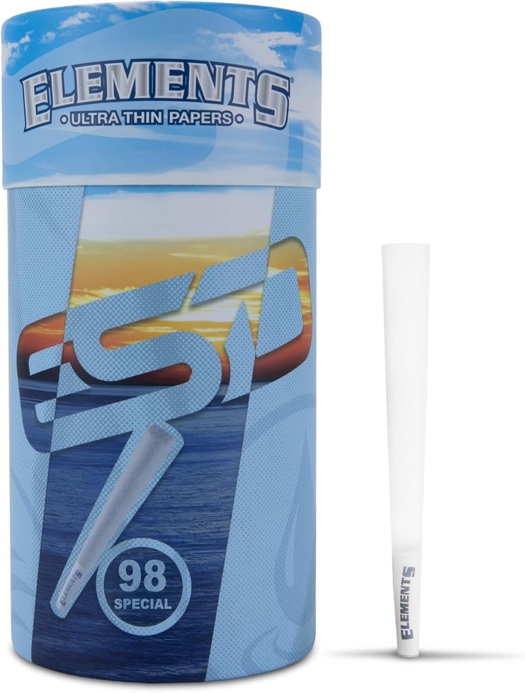 Elements Rolling Paper Cones 98 Special Pre-Rolled | 100 Pack