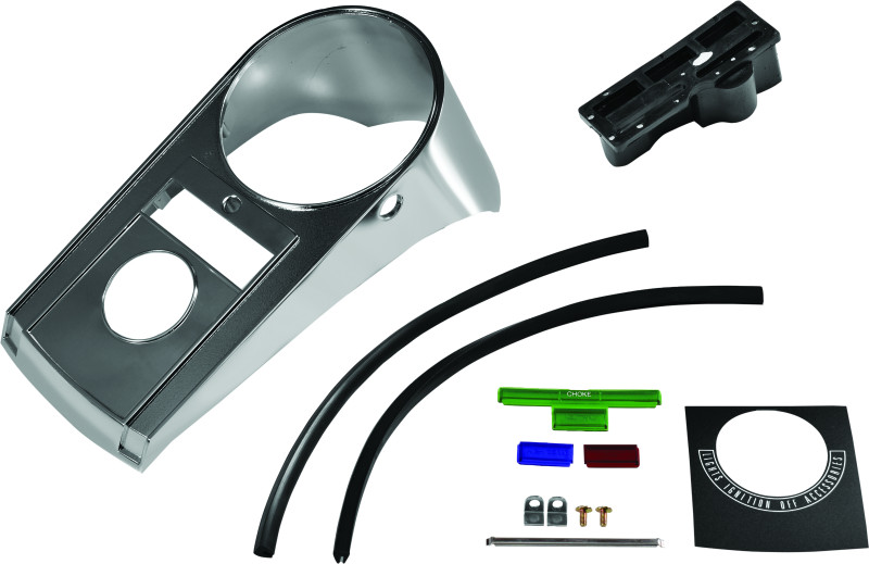 Bikers Choice Chrome Cast Dash for Harley Davidson Big Twin & Softail Models