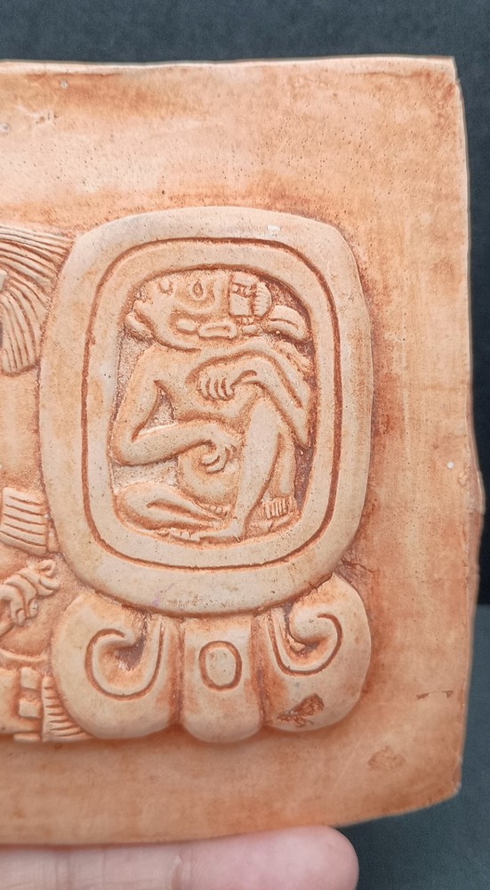 Mayan Ceramic Clay Tile Home Decor.