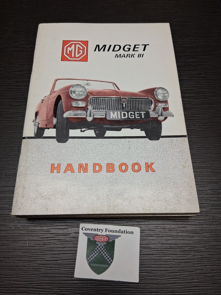 MG Midget Mark III Driver's Handbook AKD4850