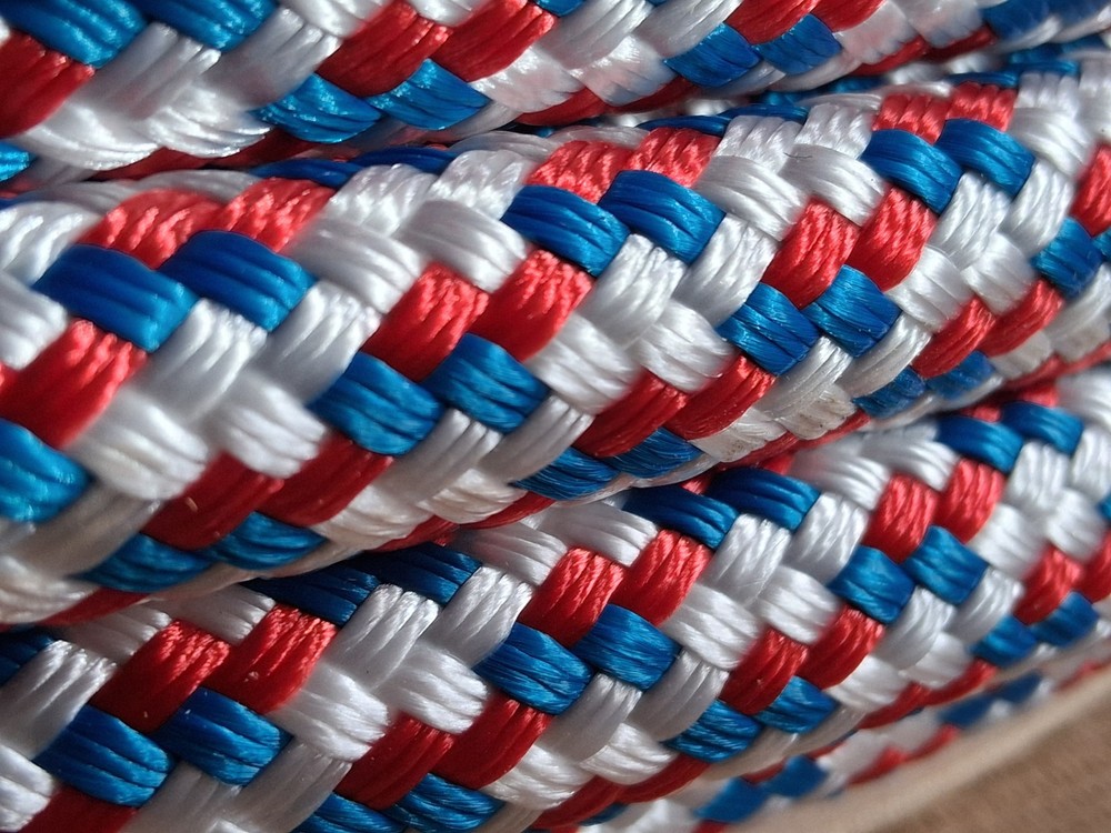 9/16 x 200 ft. Double Braid-Yacht Braid Polyester Rope. RWB