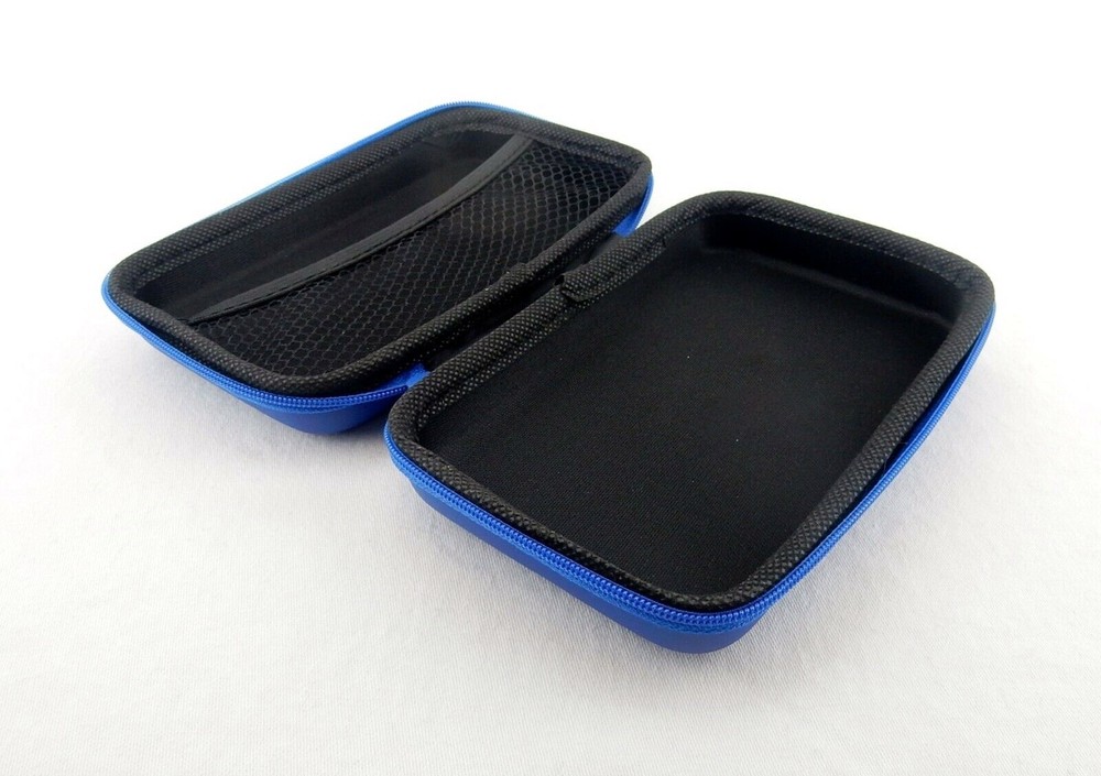 Zippered Storage Case w/Inside Mesh Pouch ~ Blue, or White ~ #IT904
