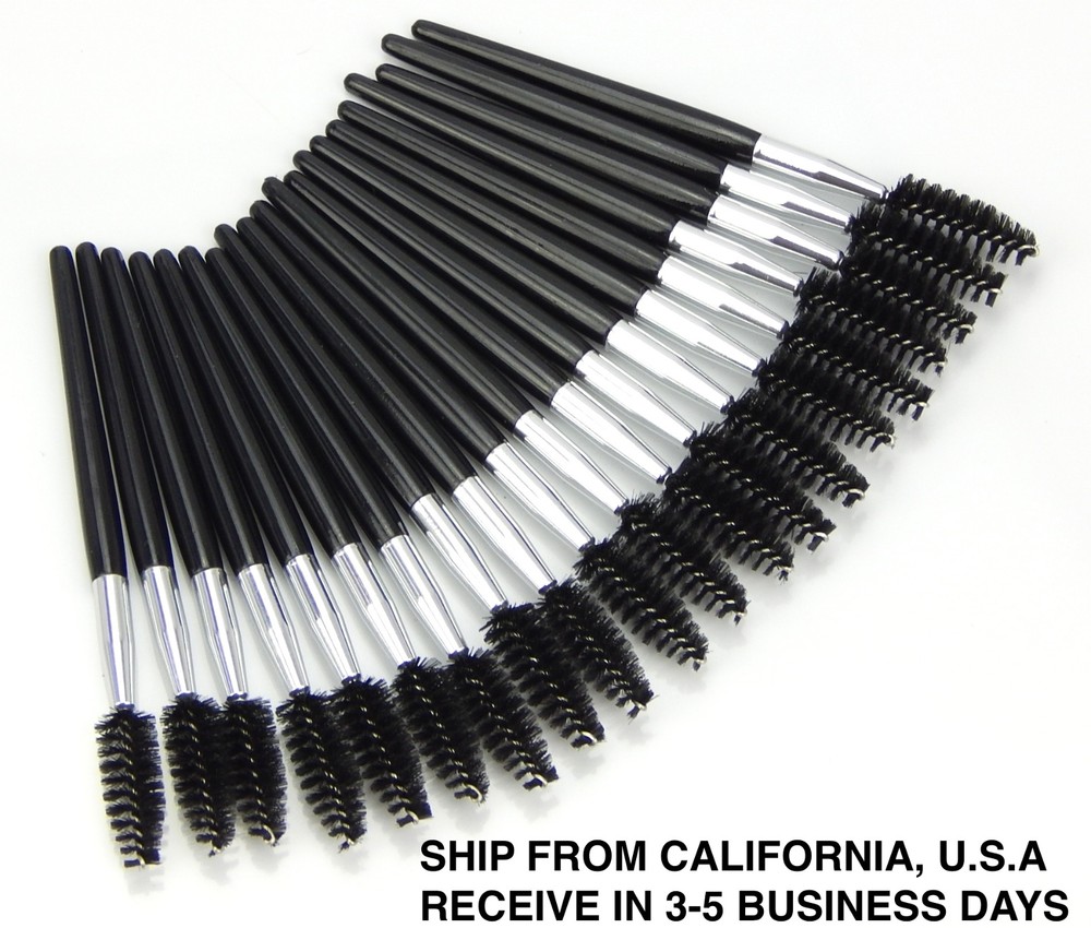 DISPOSABLE 20 PCS EYELASH BRUSH MASCARA WAND APPLICATOR