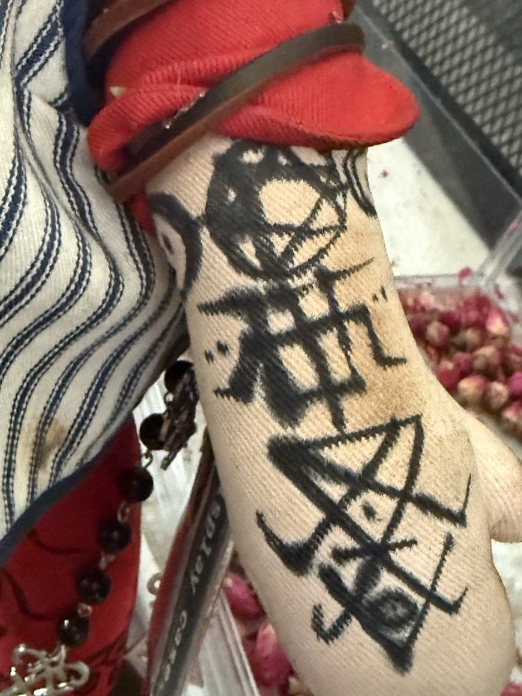 Haunted Ritual Doll Possessed Ghost Demon Toy Plush Pull String