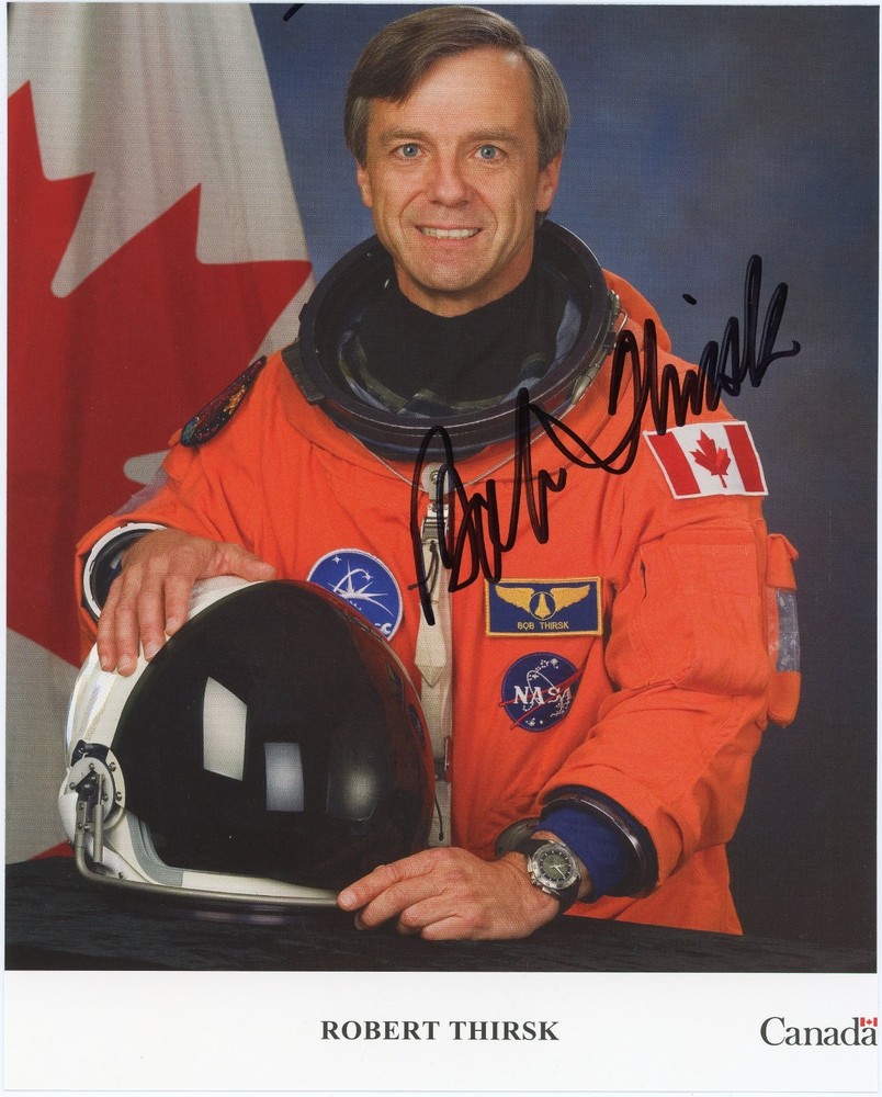 Robert Thirsk - Signed Photograph