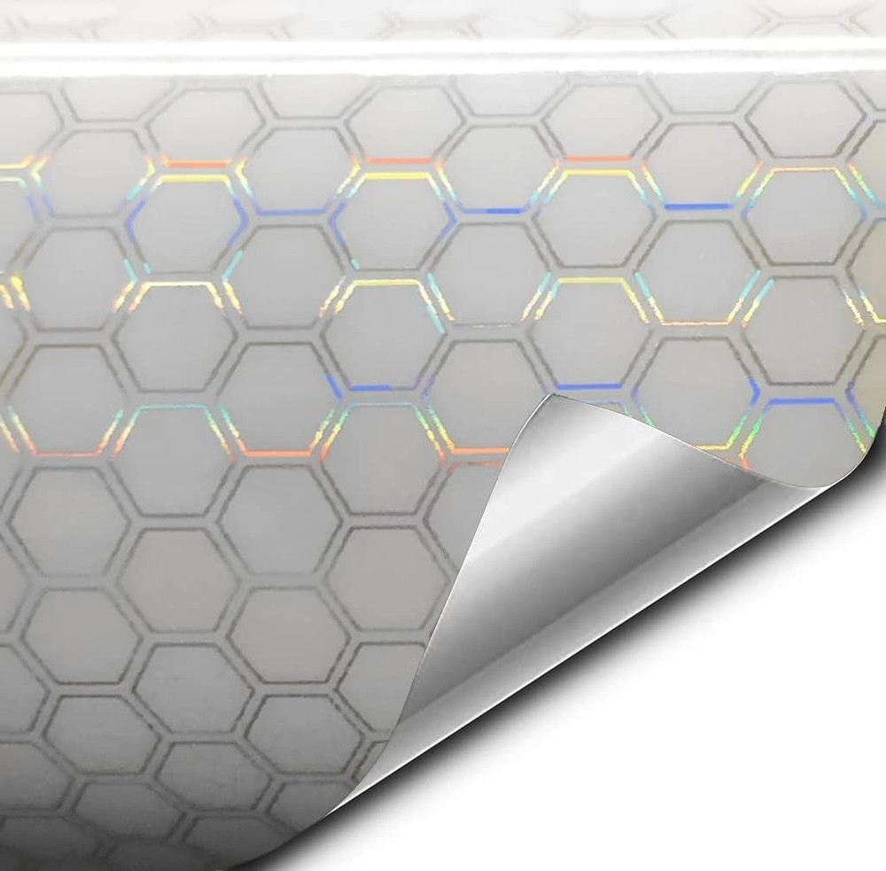 HEX+ Air-Tint Headlight Vinyl Roll 17.9" x 60", Clear Large Pattern