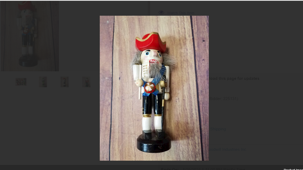 Four Miniature Nutcrackers