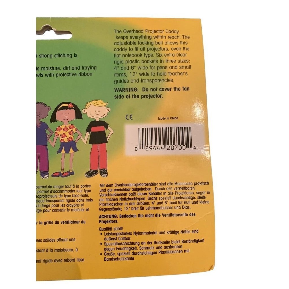 Overhead Projectors Overhead Projector Caddy 12" x 7.5" Each Side Blue