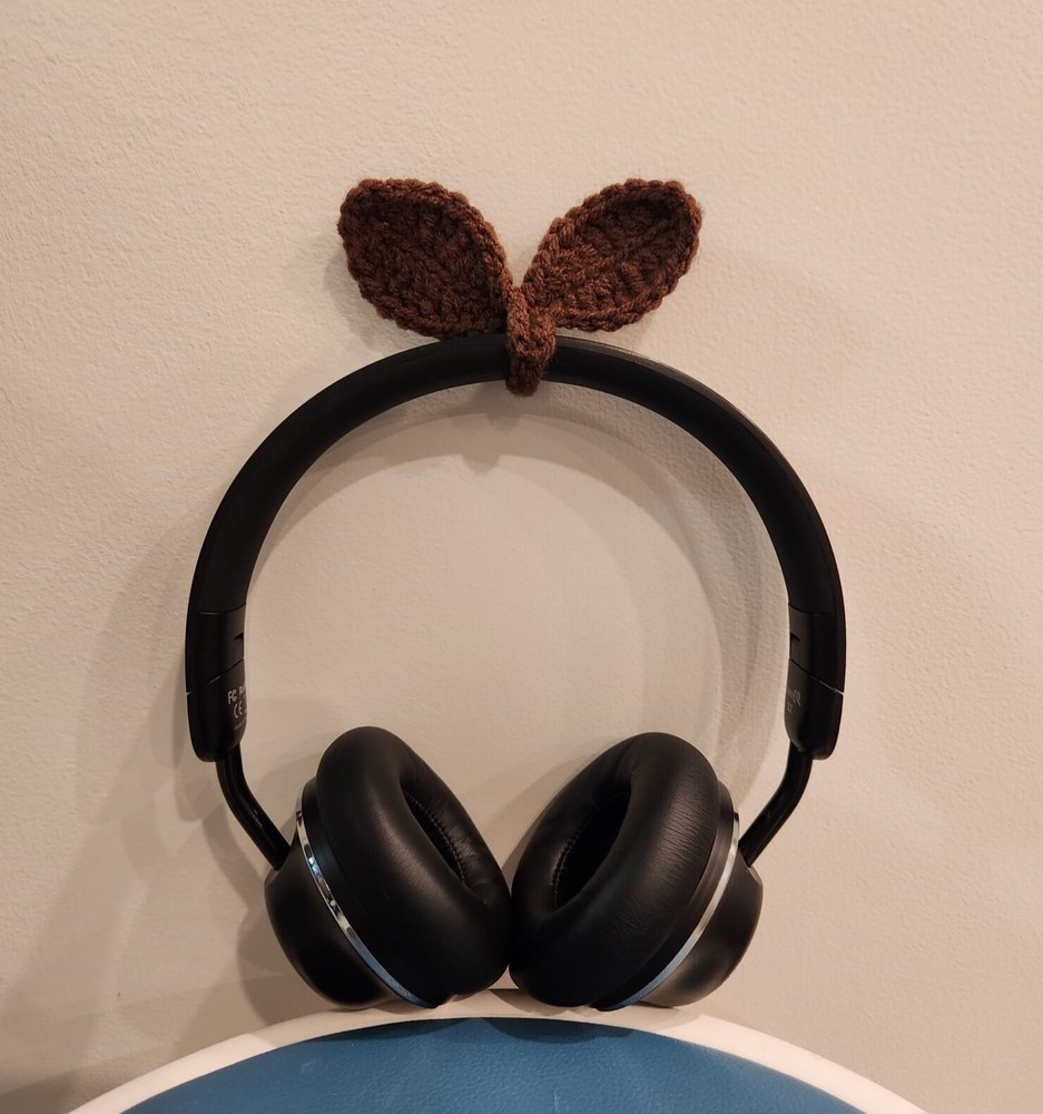 Crochet Leaf Sprout Headphone/ Cable Tie Multi color options
