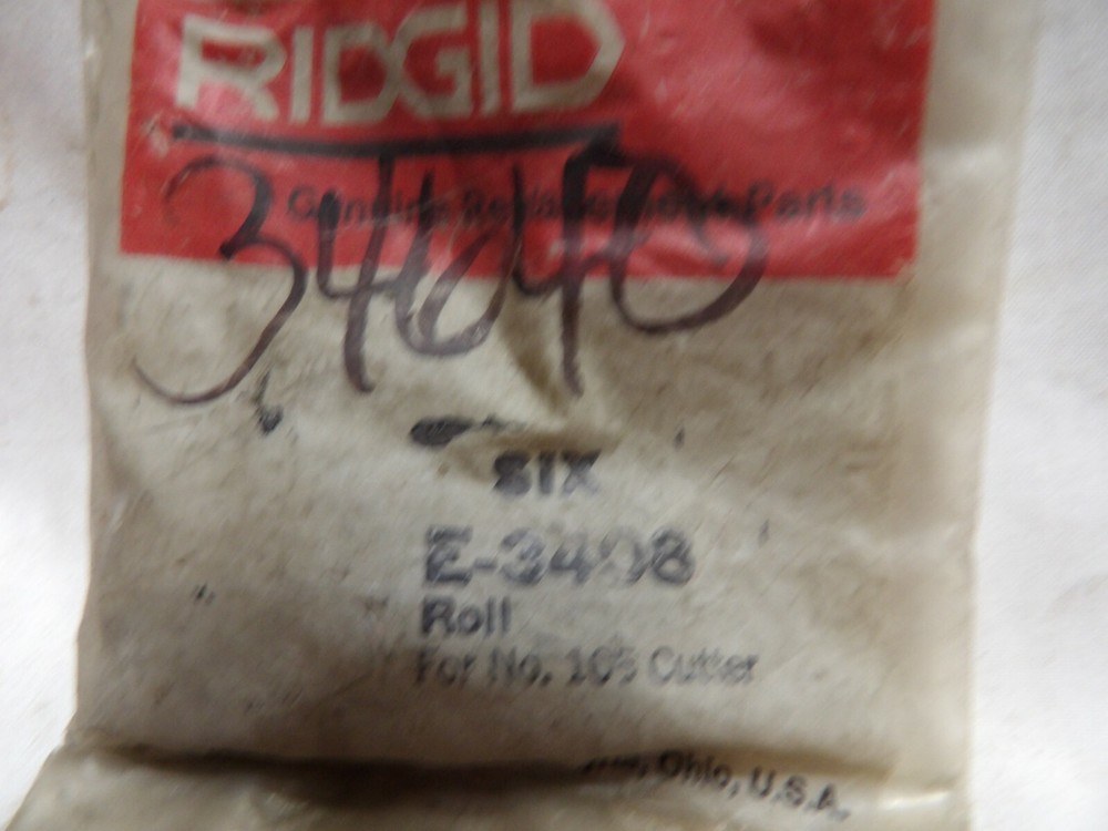 Ridgid Roll E-3408 for the 105 Cutter (Pkg of 6)