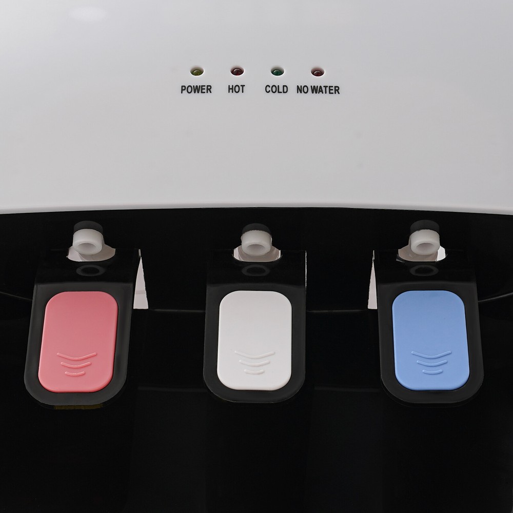 Water Dispenser Bottom Loading Water Cooler for 5 Gal Bottles w/Indicator Lights