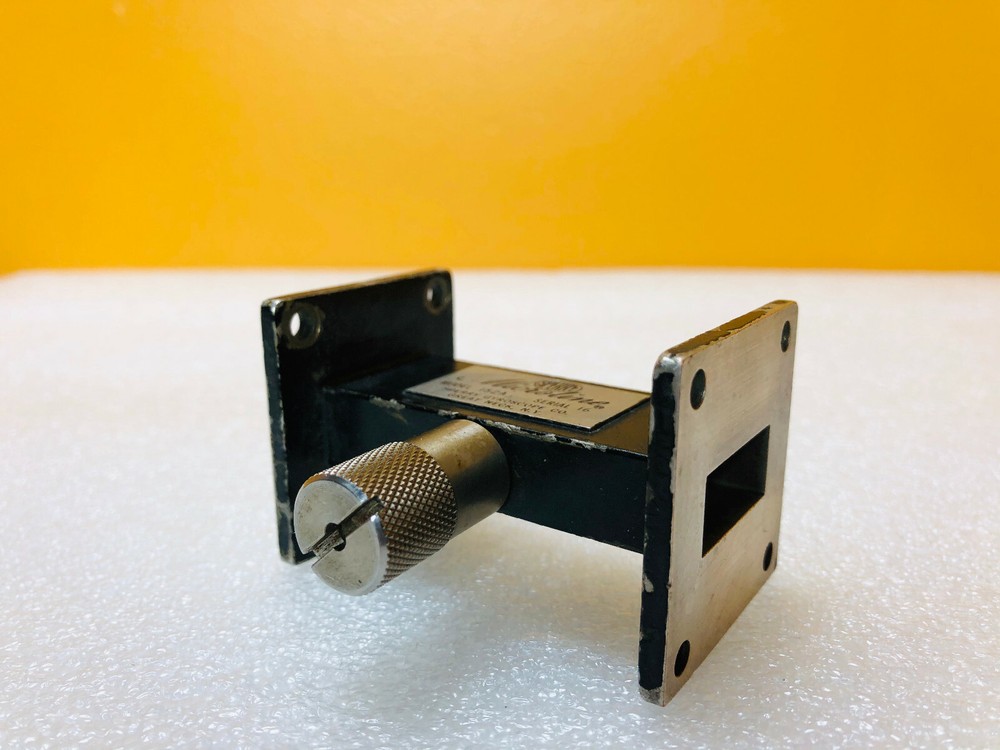 Sperry Microline 152A WR90 Waveguide 8.2 -12.4GHz Continuous Variable Attenuator