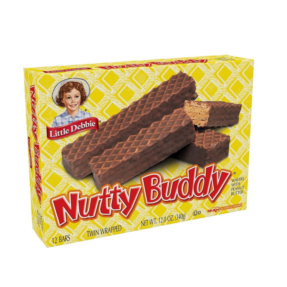 Little Debbie Snacks Peanut Butter Nutty Bars, 8 Boxes