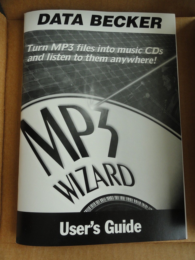 MP3 WIZARD - DATA BECKER - WIN 95/98 - TURN MP3 FILES TO CDs -- CLEAN