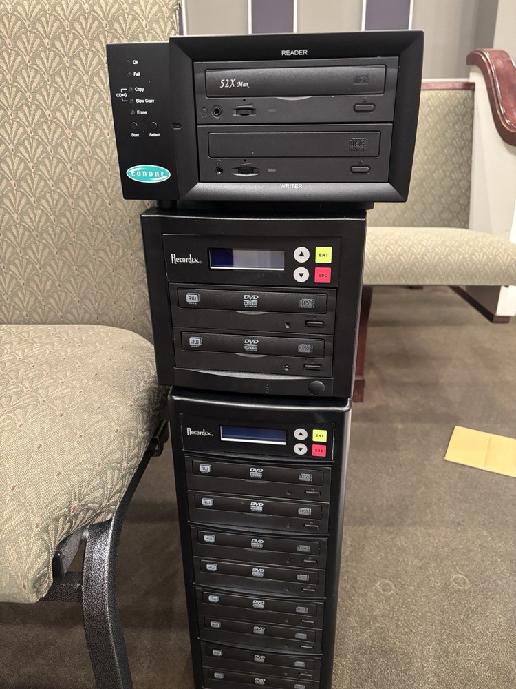 Recordex DVD Duplicator And Condre Powerdisc 5200