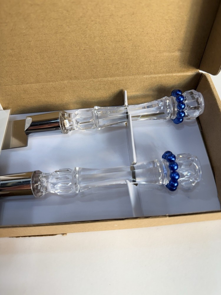 Wedding Cake Knife & Server Set | Mr & Mrs &Congratulations Crystal Style Handle
