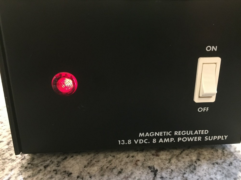 Ritz Electronics PS1001MR  Power supply 13.8VDC 8A magnetic Regulated Model