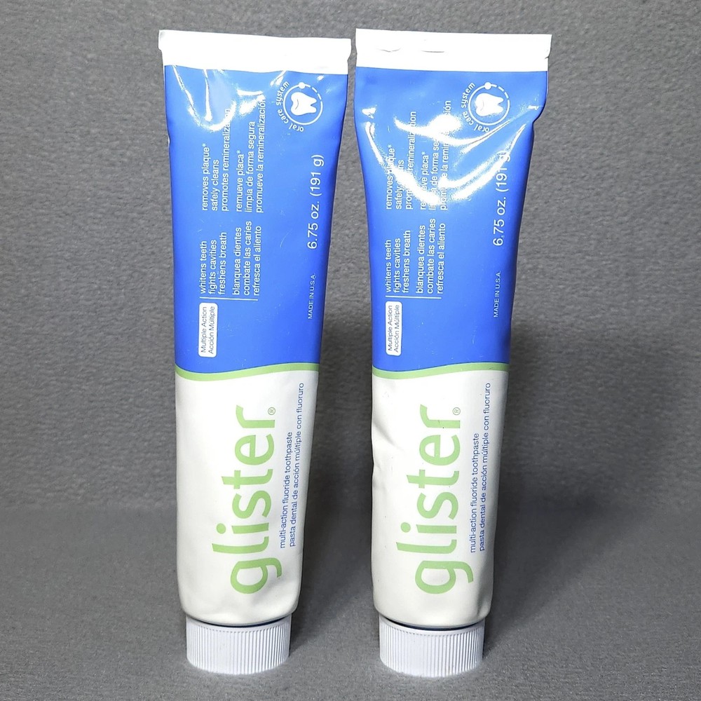 Amway Glister Multi-Action Fluoride Toothpaste (6.75oz/191g) 2 Pack