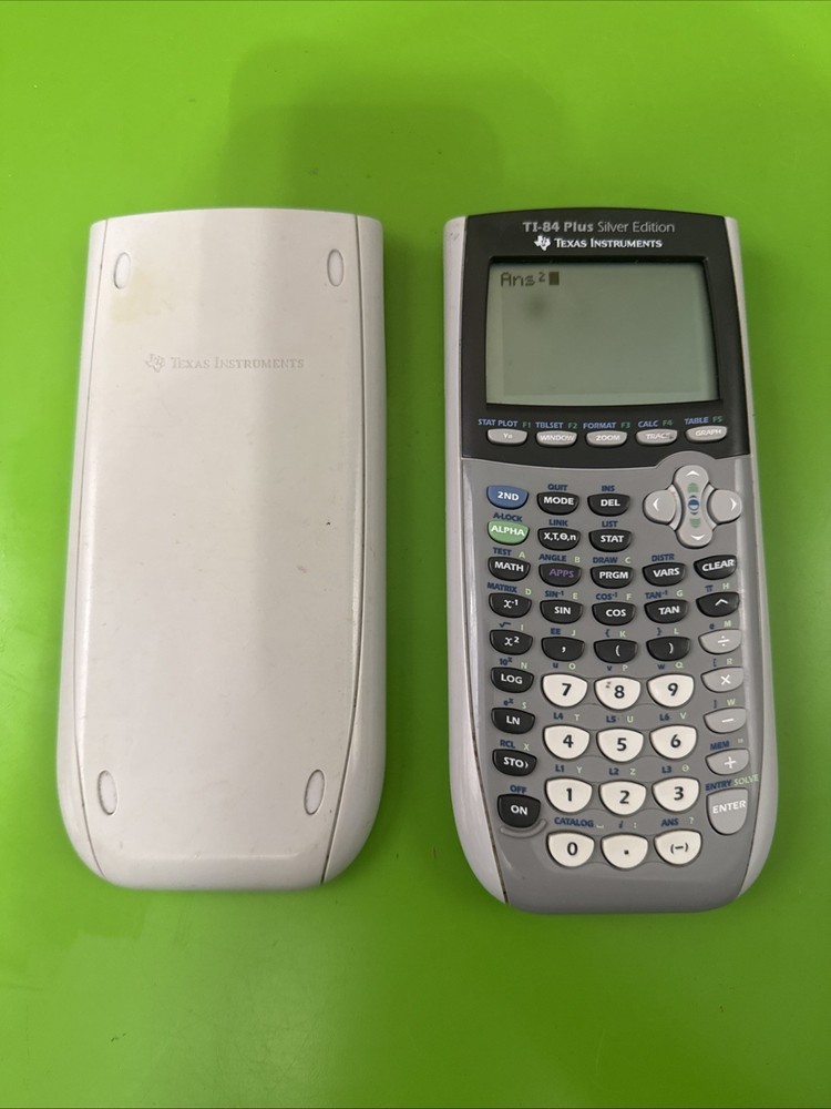 TEXAS INSTRUMENTS TI-84 PLUS SILVER EDITION GRAPHING CALCULATOR