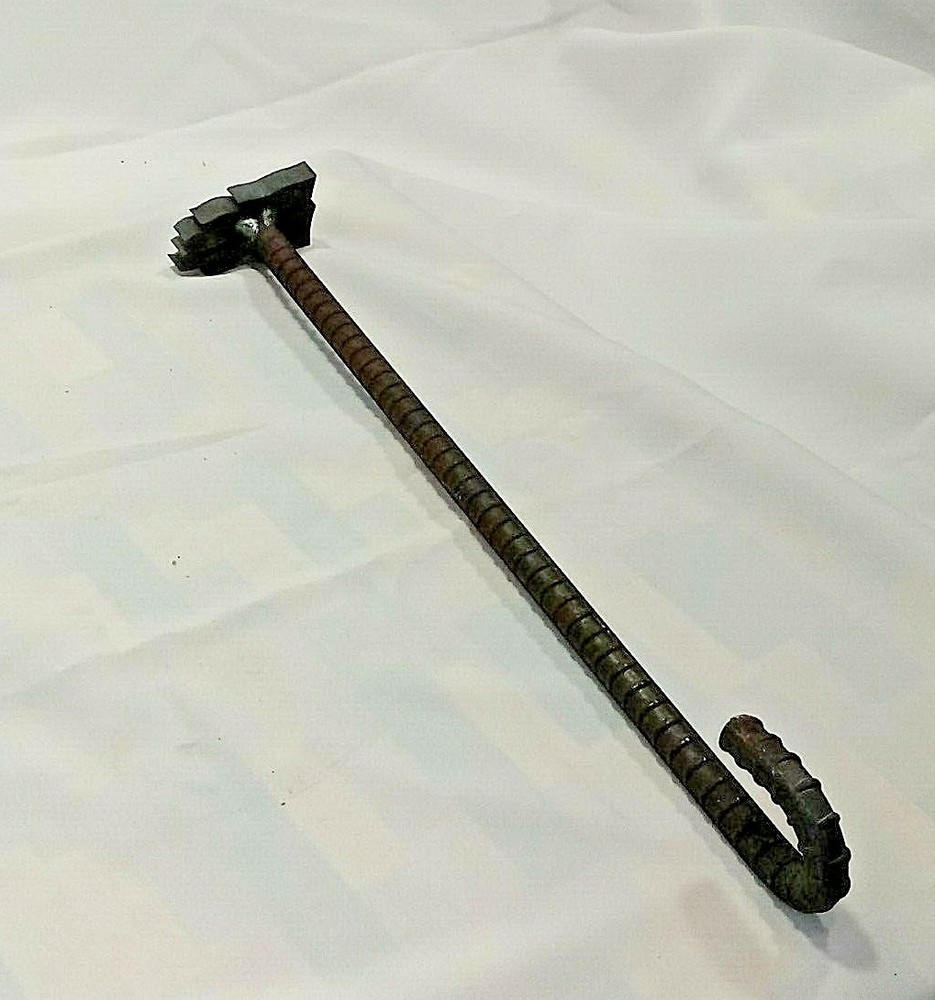 Single Letter Branding Iron with flames