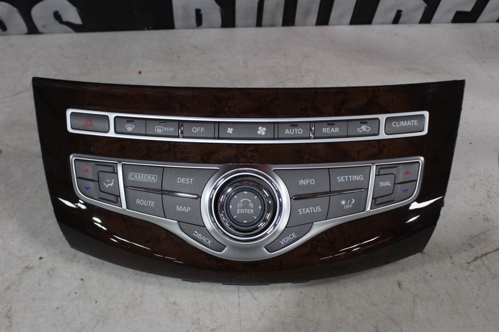 2013 INFINITI JX35 CLIMATE TEMP CONTROL PANEL #076256-16A