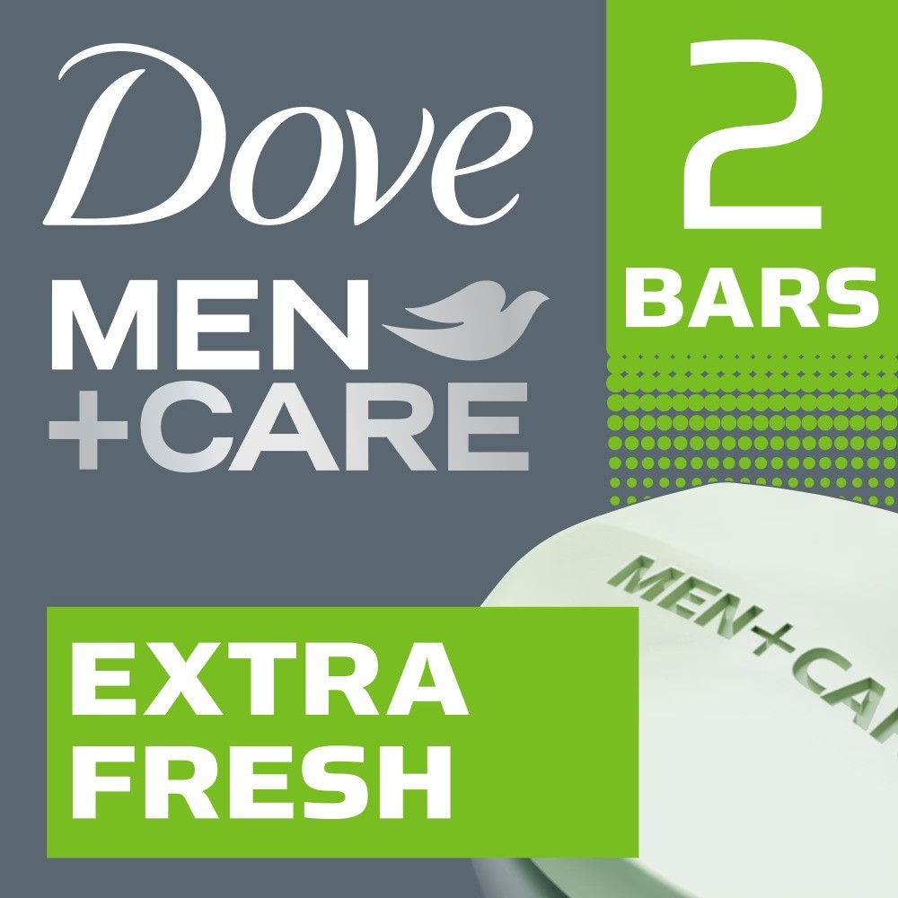 (8 pack) Body + Face Bar Invigorating Formula, Extra Fresh, 3.75 oz 2 Bars
