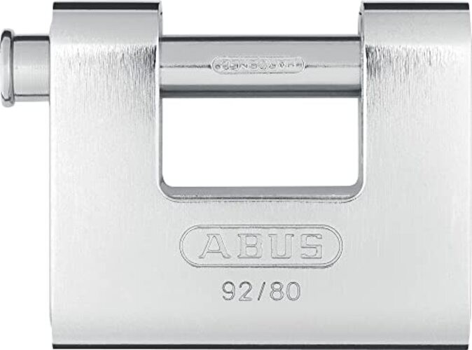 92/80 KD All Weather Solid Brass with Steel Jacket Monoblock Keyed Different