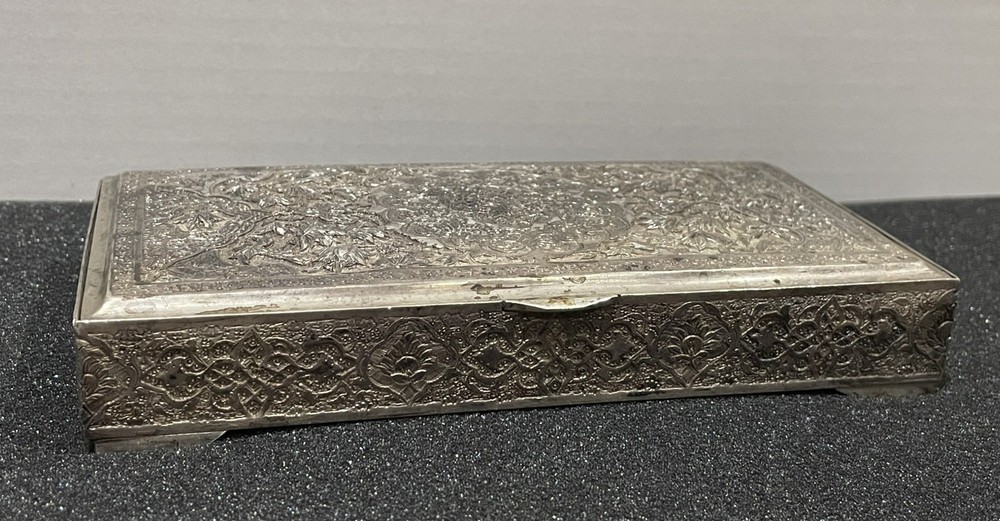 Antique box model craftsmanship 800 Sterling Silver 308g
