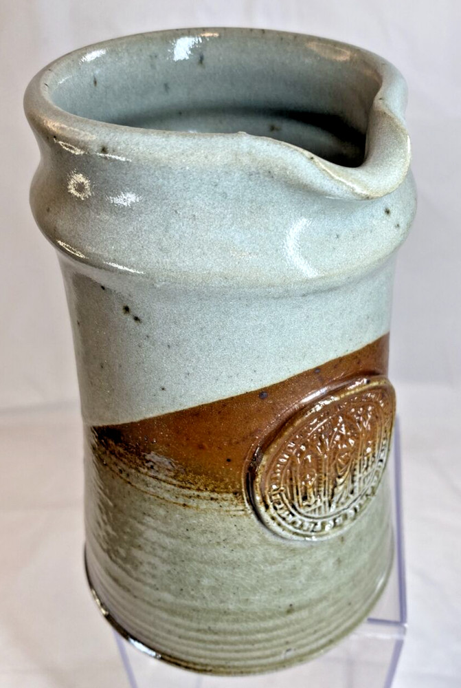 Hand Made Glazed Pottery Pitcher 24oz