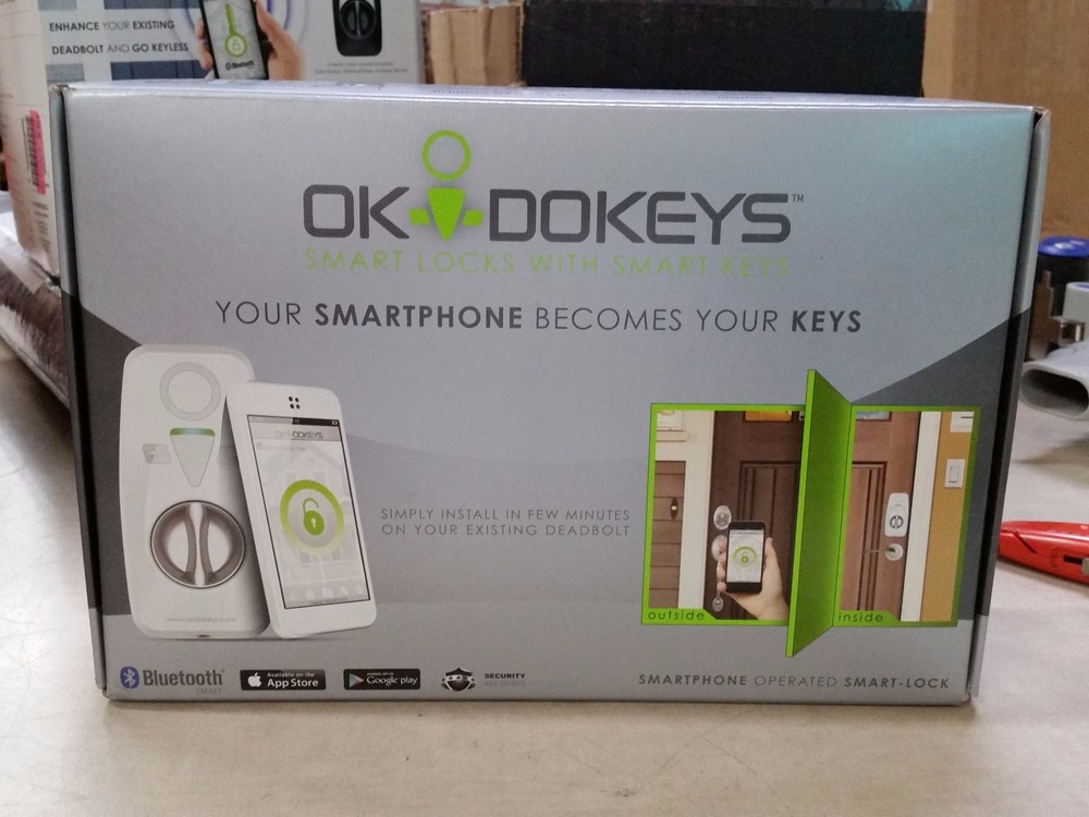 OKIDOKEYS Smart Lock System Smart Reader Classic Access-Pack Bluetooth RFID