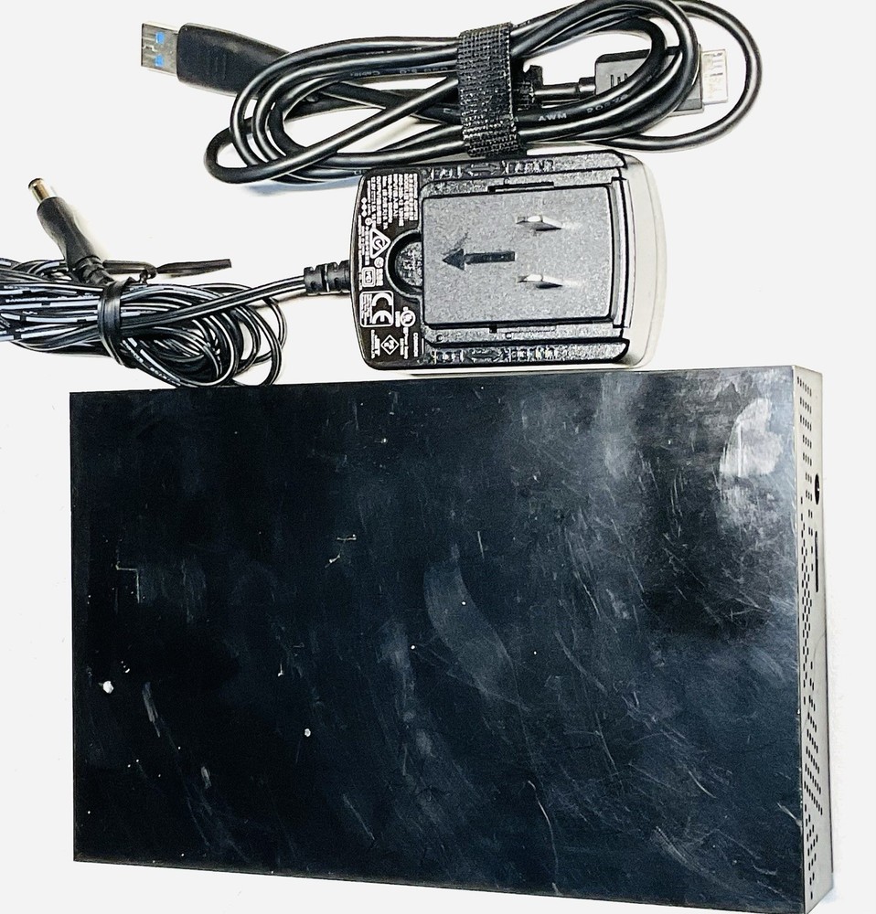 Seagate 8TB Desktop External Hard Drive SRD00F2 Power Adapter Tested and Wiped