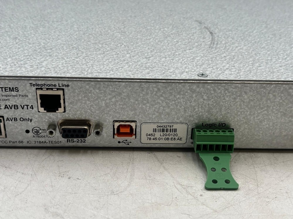 Biamp Tesira Forte AVB VT4 Digital Audio Processor