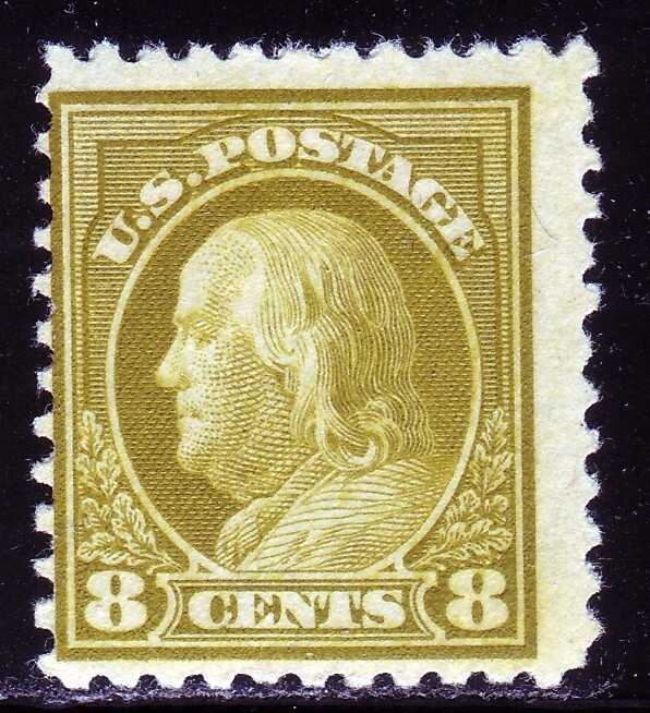 #508** 8¢ FRANKLIN.  UNUSED with VARIOUS FAULTS.  SCV $11-$25