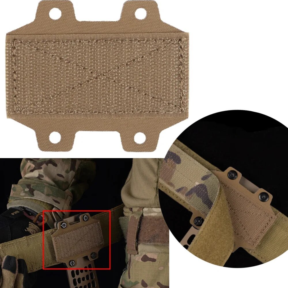MHA Hook&Loop Bridge Modular Holster Adapter Mounting For Panel Battle Belt