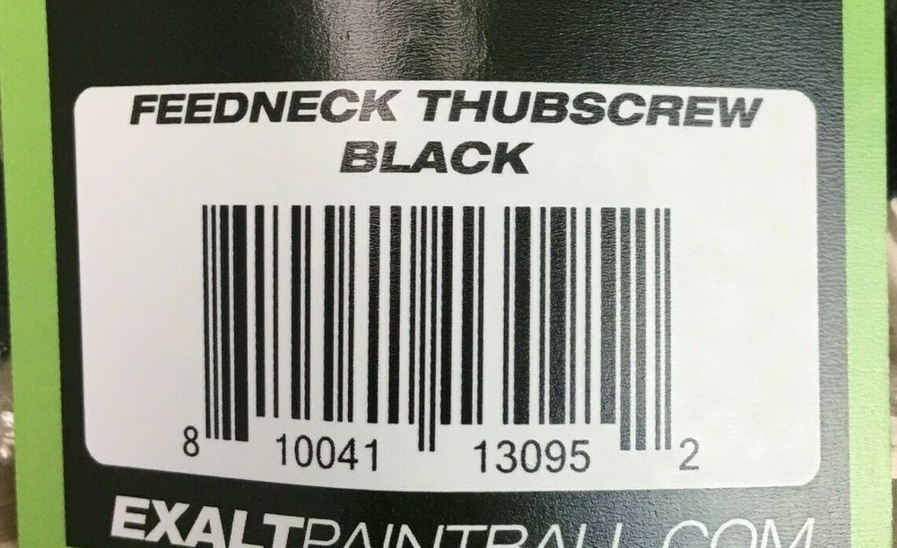 New Exalt Feedneck Thumbscrew For Planet Eclipse EMEK, EMF100, ETHA 2- Black