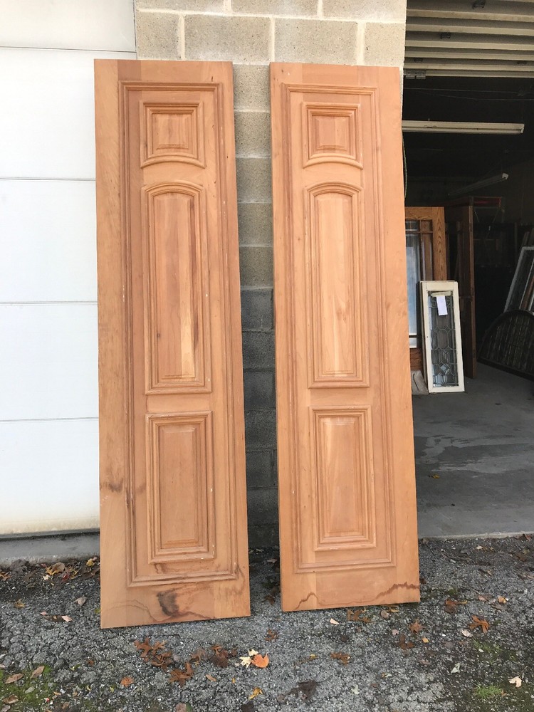 MAR B Beautiful Pair Double Doors Heavy Profile Cherry 4‘ X 95”