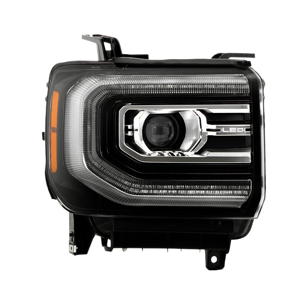 For 2016-2018 GMC Sierra 1500 Full LED Projector Headlight Passenger Side