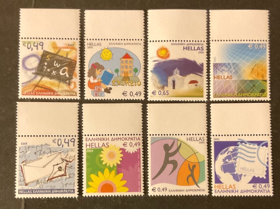 Greece Scott #2198-2205 never hinged